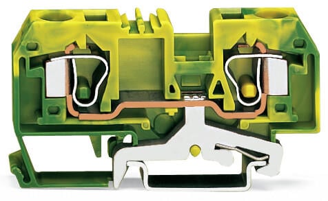 BORNA DE TIERRA 2 CONDUCTORES, SECCION 10MM2, 24-8AWG (WAG100395 / 284-907)
