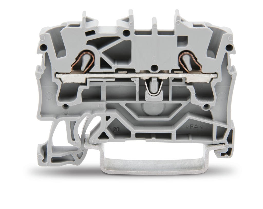 BORNA DE PASO 2 CONDUCTORES; APROPIADO APLICACIONES EX E II,C.MAX 22A,SECCION 2.5MM2, 18-12AWG (WAG100009 / 2002-1201)