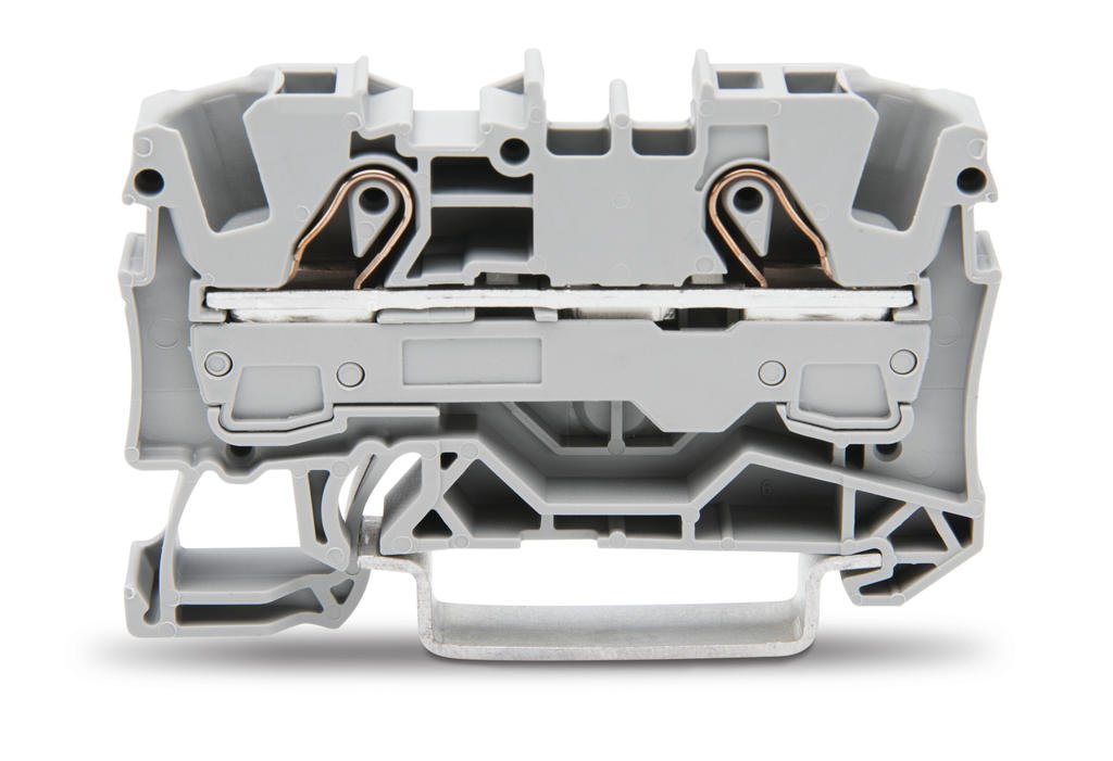 BORNA DE PASO 2 CONDUCTORES; APROPIADO APLICACIONES EX E II, C.MAX 38A, SECCION 6MM2, 14-8AWG (WAG100020 / 2006-1201)