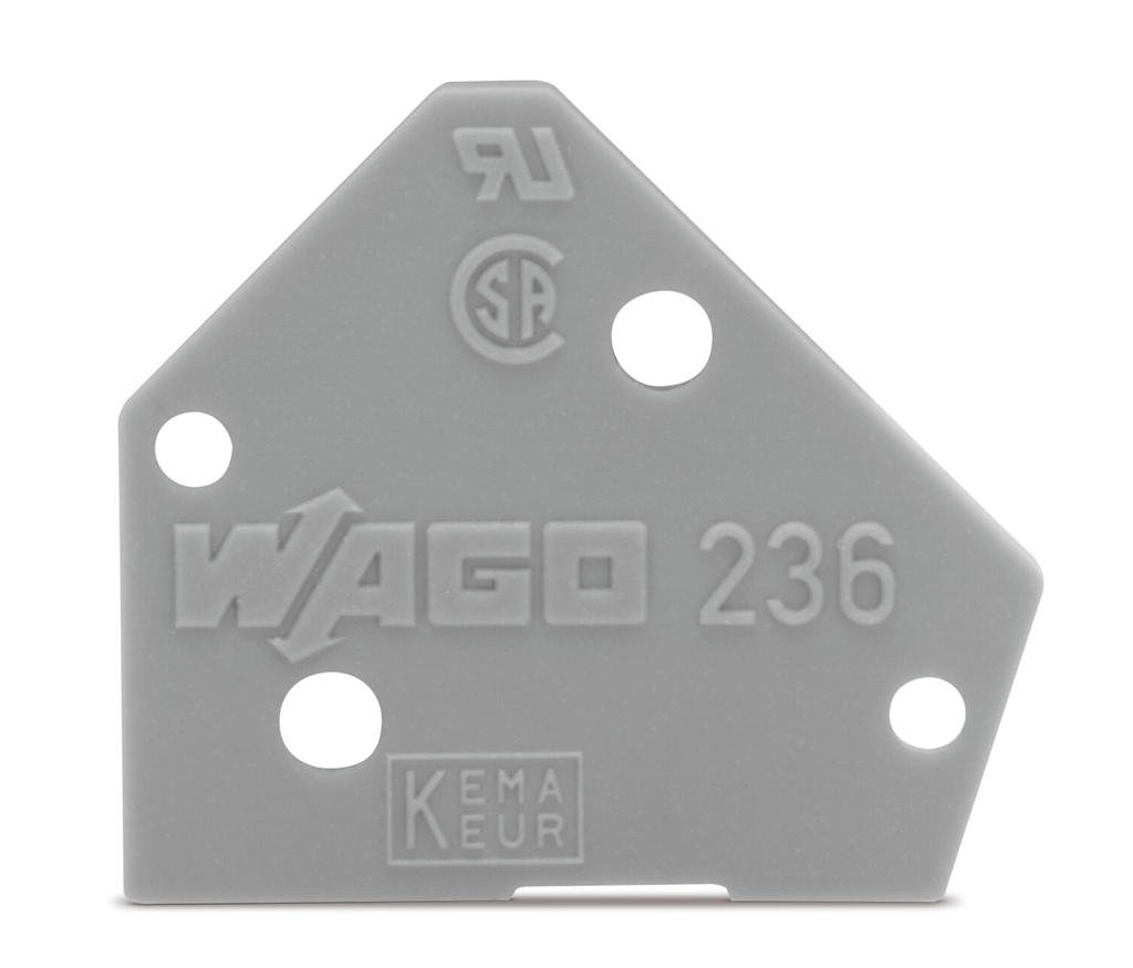 PLACA FINAL; ESPESOR 1 MM; ENCAJABLE (WAG100187 / 236-100)