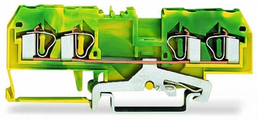 [WAG100348] BORNA DE TIERRA 4 CONDUCTORES, SECCION 4 MM2, 28-12 AWG (WAG100348 / 281-657)