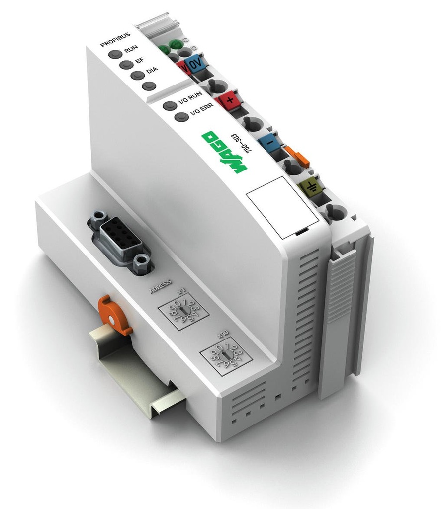 ACOPLADOR DE BUS DE CAMPO PROFIBUS DP; 1. GENERACION; 12 MBD (WAG100437 / 750-303)