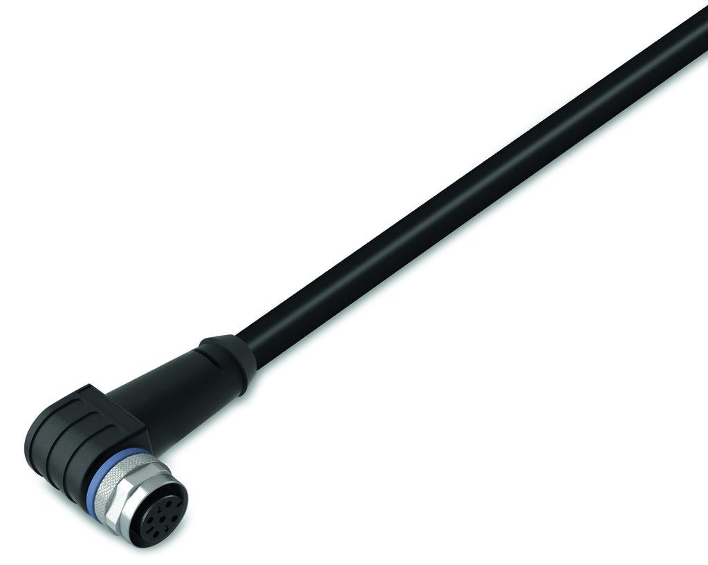 CABLE SENSOR-ACTUADOR; 4 POLOS; CONECTOR HEMBRA M12 ANGULAR; EXTREMO ABIERTO; 5 M (WAG100556 / 756-5302/040-050)