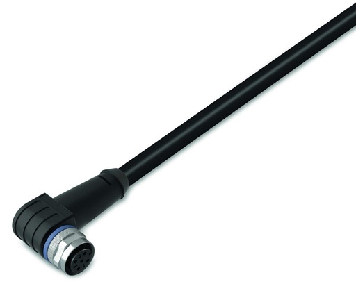 [WAG100556] CABLE SENSOR-ACTUADOR; 4 POLOS; CONECTOR HEMBRA M12 ANGULAR; EXTREMO ABIERTO; 5 M (WAG100556 / 756-5302/040-050)