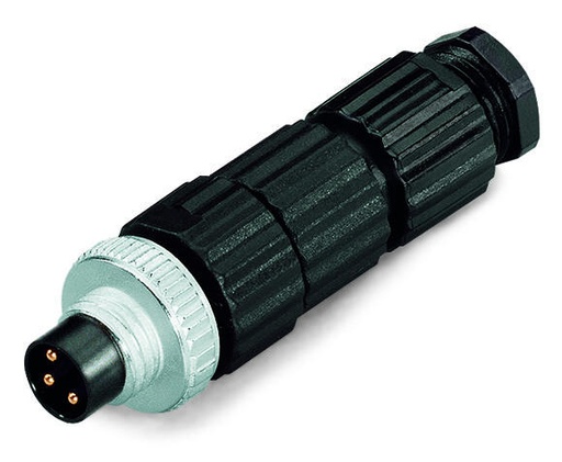 [WAG100560] CONECTORES CABLE DE SENSORES Y ACTUADORES; 3 POLOS; CONECTOR MACHO M8 AXIAL (WAG100560 / 756-9102/030-000)