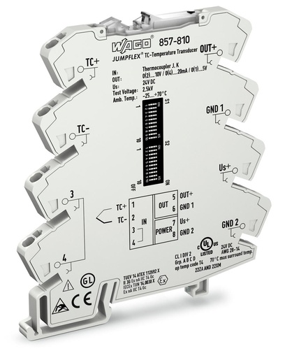 [WAG100686] CONVERT DE MEDICION DE TEMP; TERMOPARES DE TIPO J, K (WAG100686 / 857-810)