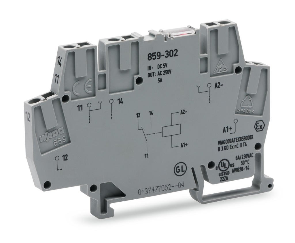 MODULO RELE MINIATURA INDICACION DE; POR CADA INVERSOR (1U); 24 VDC (WAG100690 / 859-304)