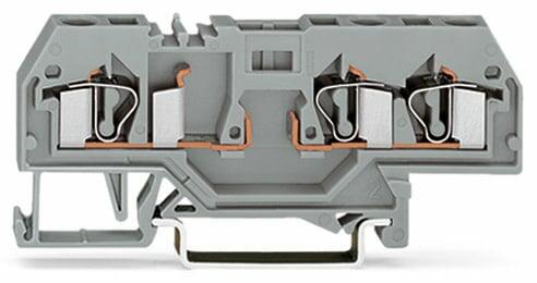 BORNAS BASE 3 CONDUCTORES, C.MAX 10A, SECCION 4 MM2, 28-12 AWG (WAG100341 / 281-610)