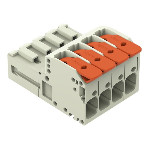 [WAG101239] CONECTOR MACHO 4 POLOS ACCION POR PALANCA SECCION 10MM2 20…8AWG MAX 41A (WAG101239 / 831-1204)